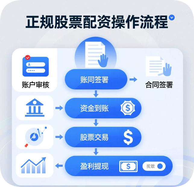 正规股票配资操作流程示意图 正规股票配资怎么操作