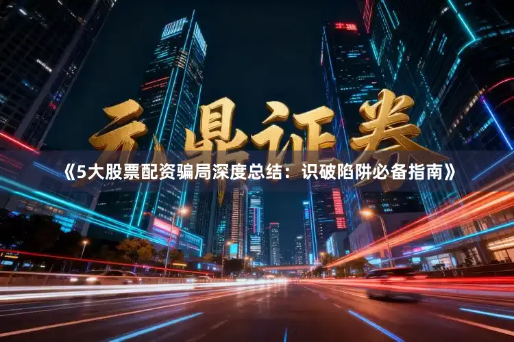 《5大股票配资骗局深度总结：识破陷阱必备指南》