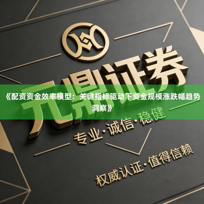 《配资资金效率模型：关键指标驱动下资金规模涨跌幅趋势洞察》