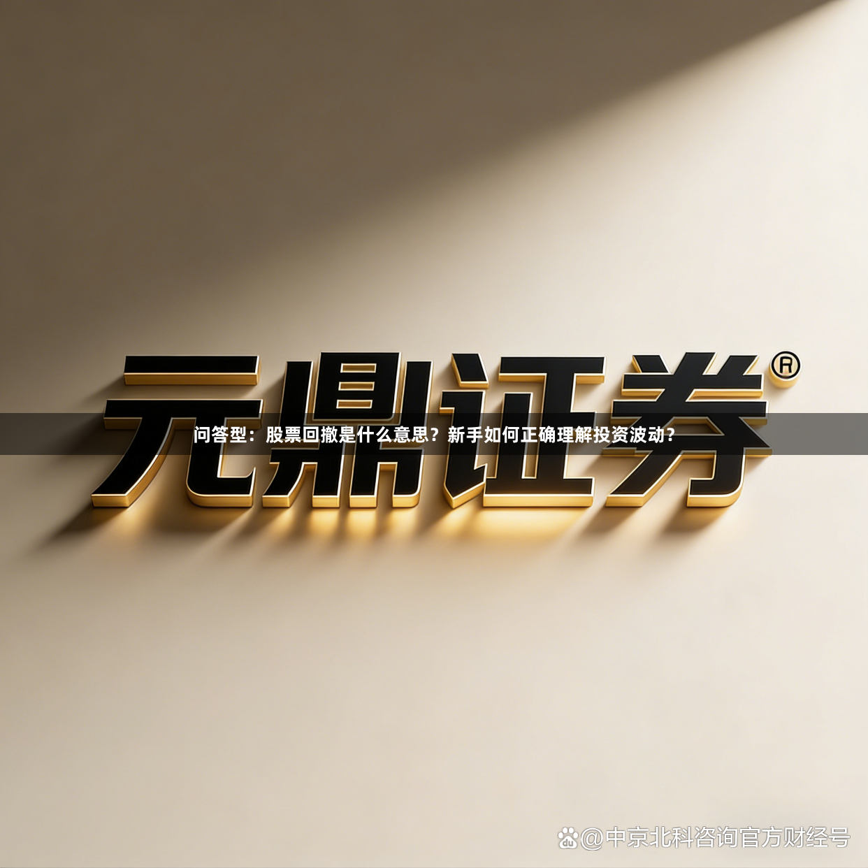 问答型：股票回撤是什么意思？新手如何正确理解投资波动？