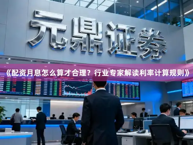 《配资月息怎么算才合理？行业专家解读利率计算规则》