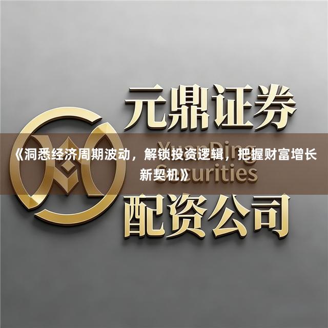 《洞悉经济周期波动，解锁投资逻辑，把握财富增长新契机》