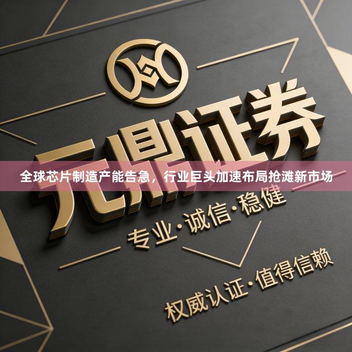 全球芯片制造产能告急，行业巨头加速布局抢滩新市场